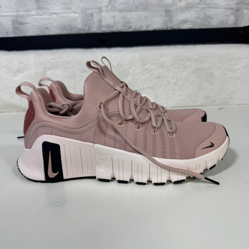 Nike Free Metcon 6 Womens Training Shoes Pink Mauve Glitter HF1208-600 US 12